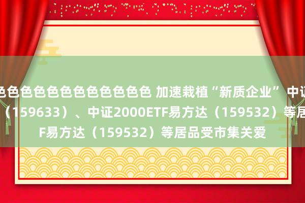 色色色色色色色色色色色色 加速栽植“新质企业” 中证1000指数ETF（159633）、中证2000ETF易方达（159532）等居品受市集关爱