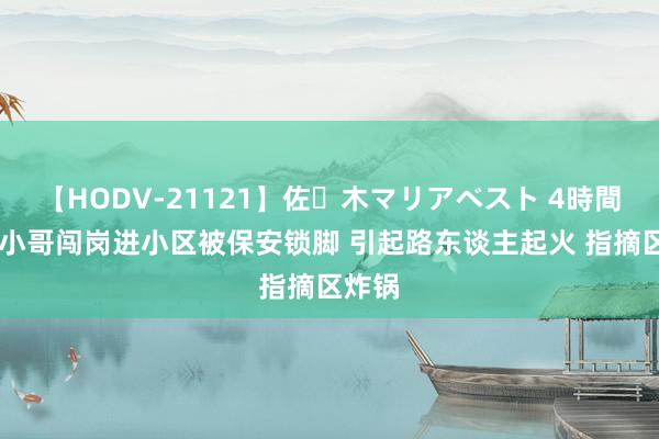 【HODV-21121】佐々木マリアベスト 4時間 外卖小哥闯岗进小区被保安锁脚 引起路东谈主起火 指摘区炸锅