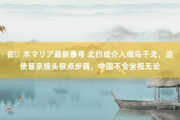 佐々木マリア最新番号 北约或介入俄乌干戈，迫使普京接头极点步调，中国不会坐视无论