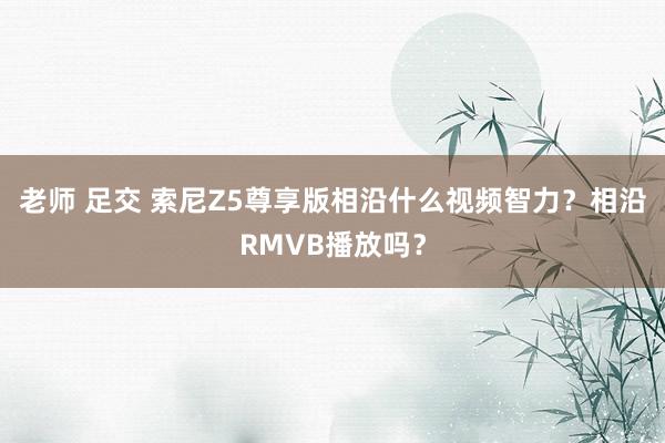 老师 足交 索尼Z5尊享版相沿什么视频智力？相沿RMVB播放吗？